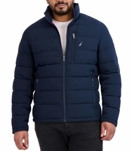 Nautica Mens quilted Puffer jacket Xlarge blue - £55.03 GBP