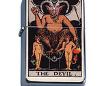 Tarot Card D17 Windproof Dual Flame Torch Lighter XV The Devil - $16.78