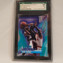 SGC 96 Kobe Bryant LA LAKERS 1996-97 Collector&#39;s Edge Ice Sculpture Rookie RC #6 - £321.08 GBP