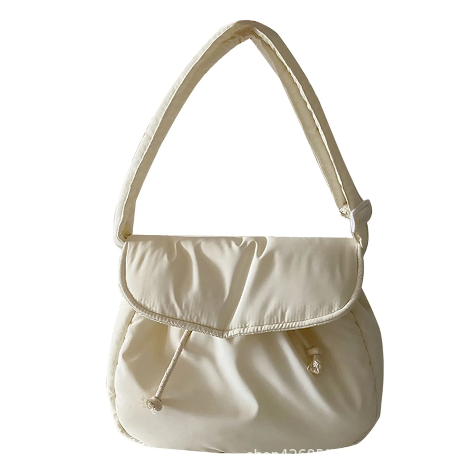 Soft Cotton Women&#39;s Casual Crossbody Shoulder Bag White Large Capacity M... - £17.33 GBP