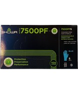 Showa 7500PF S (6-7) Biodegradable PF 4 Mil Blue Nitrile Gloves Box 100 - £11.87 GBP