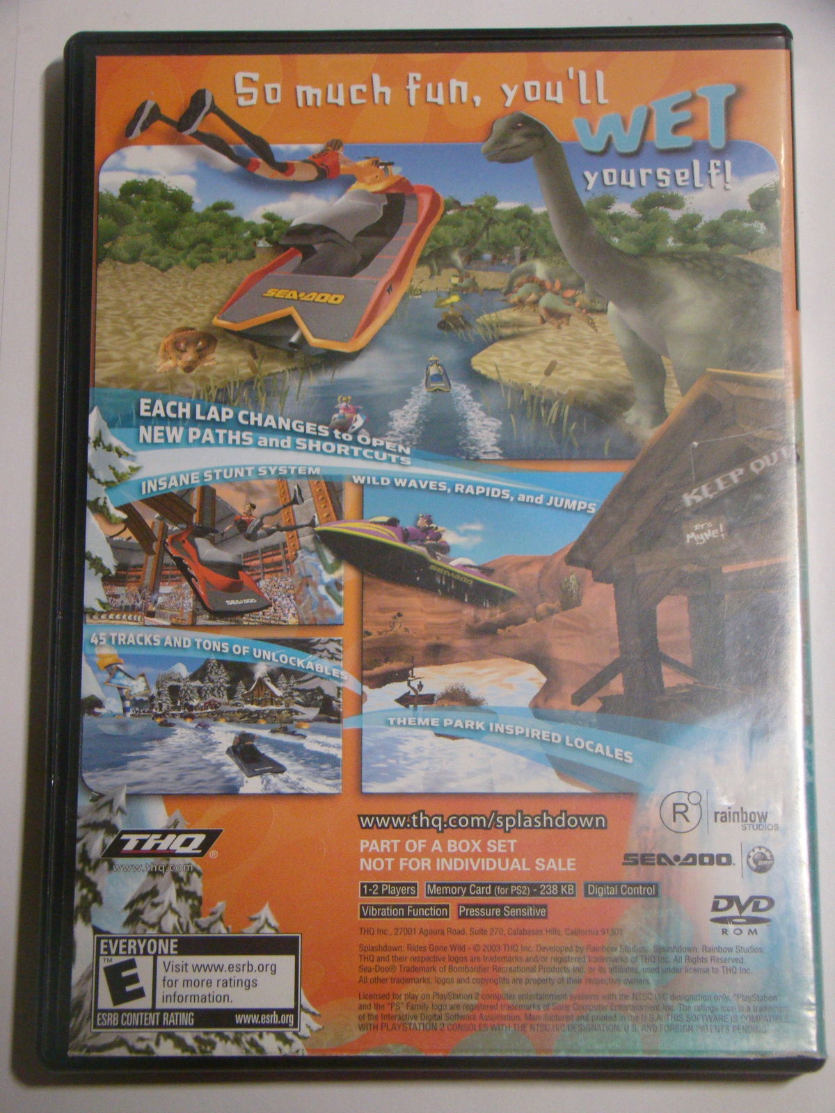 Playstation 2 - SPLASH DOWN Rides Gone Wild (Complete with Manual ...
