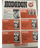 1978 HODGDON SMOKELESS POWDERS  CATALOG / ADD 4 PAGES. - $125.36 MXN