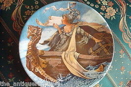 Longton Crown Pottery Stoke on Trent collector plate &quot;The Man of Law&#39;s Tale&quot;ORIG - £43.51 GBP