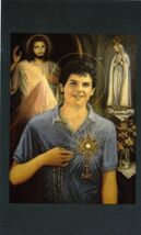 St Carlo Acutis (Apostle of the Eucharist), Official Prayer Card, New # ... - €1,71 EUR