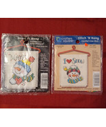 2 Counted Cross Stitch Kits Stitch &#39;N Hang Ornaments SNOWMAN - NMI &amp; CRA... - $6.75 CAD