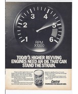 80&#39;s Castrol GTX Motor Oil Print Ad Automobile Car 8.5&quot; x 11&quot; - $18.82