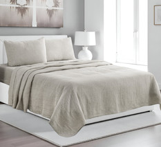 Four Piece Light Gray Linen Sheet Set - $7,230.08 MXN
