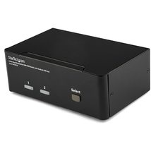 StarTech.com Dual Monitor DisplayPort KVM Switch - 2 Port - USB 2.0 Hub - Audio  - £380.55 GBP