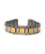 Phillip Stein 18/20mm Men&#39;s Watch Band / Silver and Champagne Gold Tone ... - $138.93 CAD