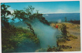 1960&#39;s Postcard STEAM CRACK VOLCANOES NATIONAL PARK Hawaii  Unposted - £2.34 GBP