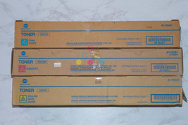 3 New Oem Konica Minolta Bh C220, C280 Cmy Toners TN216C, TN216M, TN216Y - $173.25