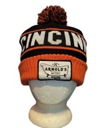 Arnold&#39;s Bar &amp; Grill Ball Cap Cincinnati Ohio Orange and Black Beanie - $262.48 MXN