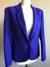 Vtg Miss Pendleton 36&quot;Purple 100% Wool One-Button Blazer Jacket USA - £18.18 GBP