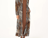Attitude Renee Duster &amp; Sleeveless Maxi Dress Set- WILD CAT/BROWN, PETIT... - $29.69