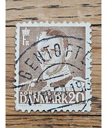 Denmark Stamp King Frederik 20ore Used 359 Circular Cancel - €0,84 EUR