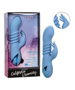 California Dreaming Santa Cruz Coaster Rabbit Vibrator Blue - £58.69 GBP