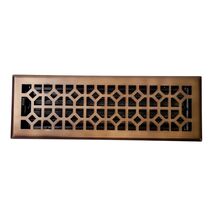 Signature Hardware 435731 Appert 4&quot; x 14&quot; Floor Register - Oil Rubbed Br... - $28.90