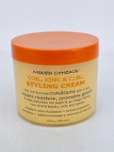 Mixed Chicks Coil Kink Curl Styling Cream Conditions Styles 12 fl oz Jar - $14.46