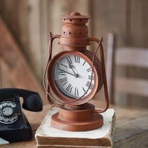 New Vintage-Inspired Lantern Clock in rustic tin - $58.94 CAD