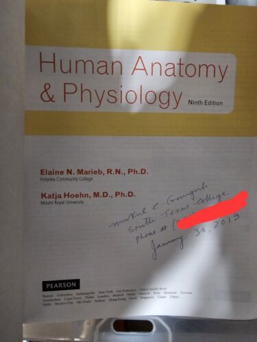 Human Anatomy and Physiology by Katja N. Hoehn and Elaine N. Marieb (2012,... Item image 8