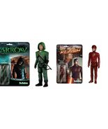 Arrow/Flash TV Series - Set of 2 pieces 3 3/4" ReAction Figures - $35.59