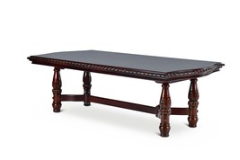 Antoinette Pedestal Table w/ Leaf - Dark Brown - $1,327.99