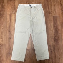 Lands End Mens Traditional Fit Light Khaki Chino Pants Size 36Wx29L Tan  - $19.80