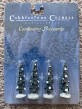 NIP Vintage Cobblestone Corners Coordinating Accessories Trees - $15.00