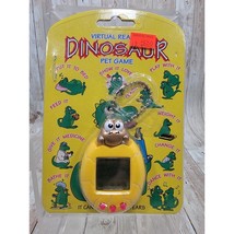 Virtual Reality Dinosaur Pet Game &amp; Clock Brown Interactive Dino Toy Key... - $55.35