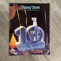 Disney News Fall 1981 Walt Disney World Tencennial Movies Park Photos &amp; Info - £7.86 GBP