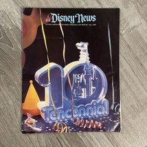 Disney News Fall 1981 Walt Disney World Tencennial Movies Park Photos &amp; Info - $9.99