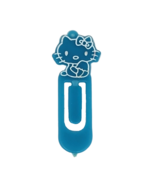 1.5&quot; VINTAGE KING HELLO KITTY BLUE PLASTIC SMALL PAPER CLIP - £29.27 GBP