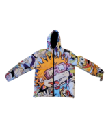 Members Only x Nickelodeon Puffer Jacket L Rugrats SpongeBob Ren n Stimp... - $91.07