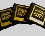 Lot of 3 Urban Outfitters Instant Happy Black &amp; Gold 5&quot; x 5&quot; Photo Albums - $10.84