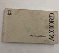 2002 Honda Accord Owners Manual Handbook OEM A02B24022 - £21.50 GBP