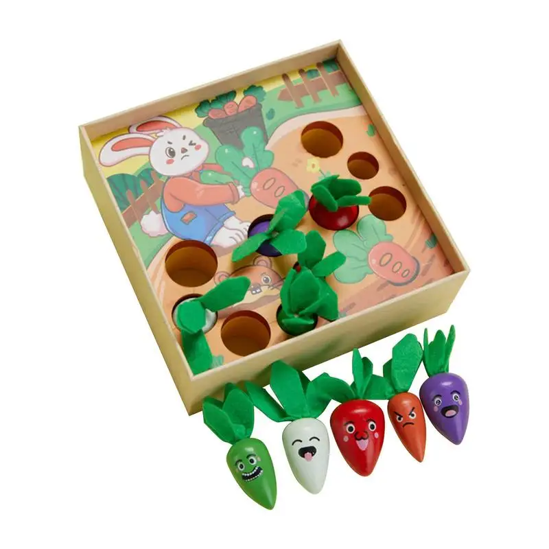 Object Permanence Box 3 In-1 Magnetic Wooden Montessori Toy Matching Game For - £14.36 GBP+