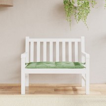 Garden Bench Cushion Leaf Pattern 39.4&quot;x19.7&quot;x2.8&quot; Oxford Fabric - $107.49