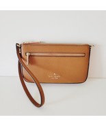 Kate Spade Leila Pebbled Leather Convertible Wristlet Clutch Bag Warm Gi... - £49.40 GBP