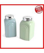 Collectible 50s Retro Salt &amp; Pepper Shaker Set – Art Deco &amp; Vintage Appeal - $68.85 CAD