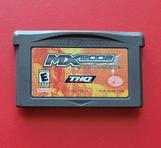 MX 2002 Featuring Ricky Carmichael Nintendo Game Boy Advance Cleaned Works - $6.77