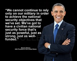 Barack Obama &quot;We Cannot Continue To Rely Only On...&quot; Quote Photo Various Sizes - £3.84 GBP+