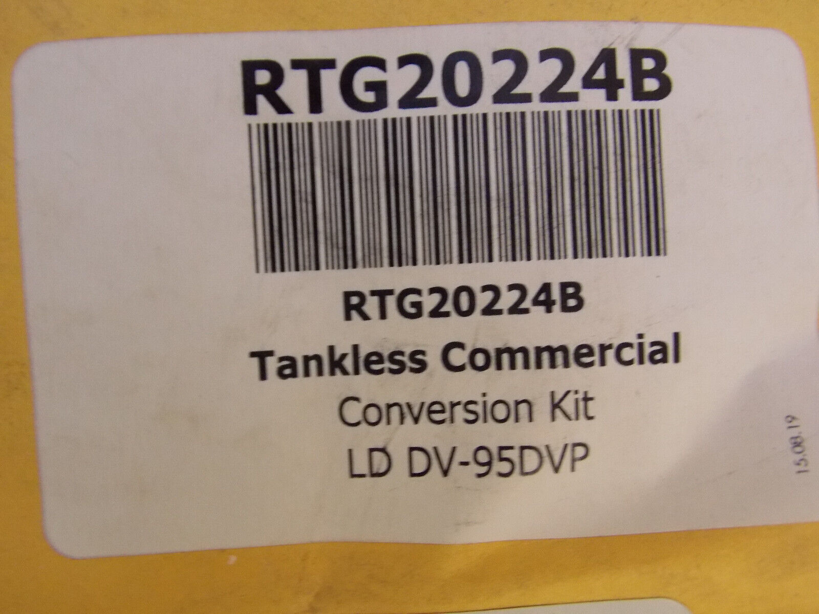 Rheem Tankless Commercial Conversion Kit RTG20224B - LD DV-95DVP - $22.50