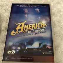 America - Live At The Opera House (Region 4 DVD ) Concert Music Bunnell Beckley - £16.48 GBP