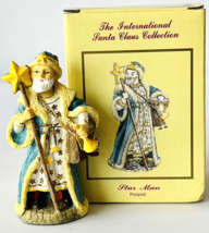 International Santa Claus Poland Star Man SC04LE Figurine in Box - $17.41