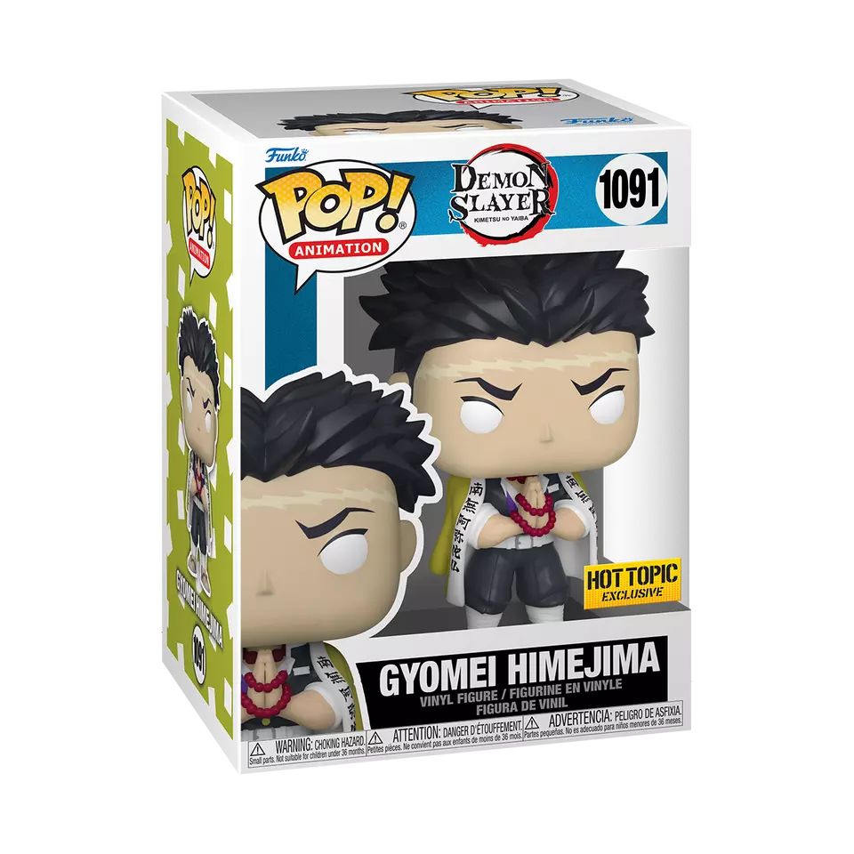 Funko POP! Animation Demon Slayer Gyomei Himejima #1091 Exclusive Hot Topic - $186.00 MXN