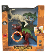 3 PCS Dinosaurs Play Set for Ages 3+ Hadrosaurus &amp; Spinosaurus w/Tree De... - £15.48 GBP