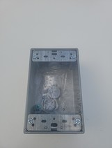 New Weatherproof bell box, 1 Gang, 1/2&quot; 3 hole, like 5320-0 - $220.08 MXN+