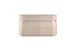 64" Beige Six Drawer Double Dresser - $41,952.15 MXN
