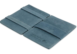 Garzini Thin Minimalist Genuine Leather Magic Wallet RFID Blocking Card Sleeves  - £39.92 GBP